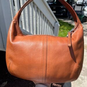 Vintage Coach Ergo Hobo Zip in British Tan 9227